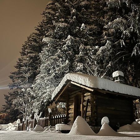 Chalet Blanc "Le Flocon" クールマイユール エクステリア 写真