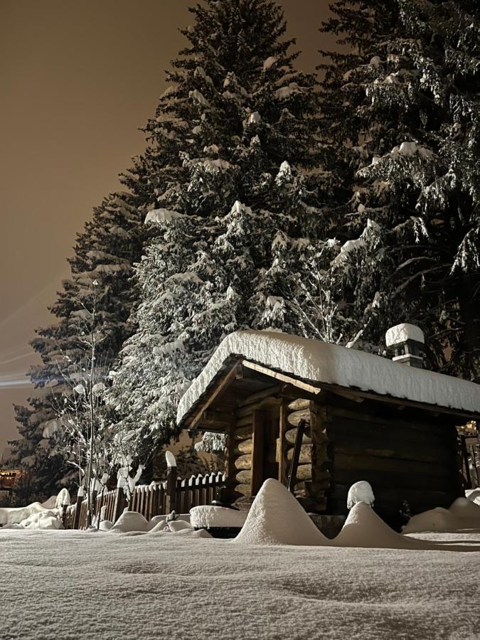 Chalet Blanc "Le Flocon" クールマイユール エクステリア 写真